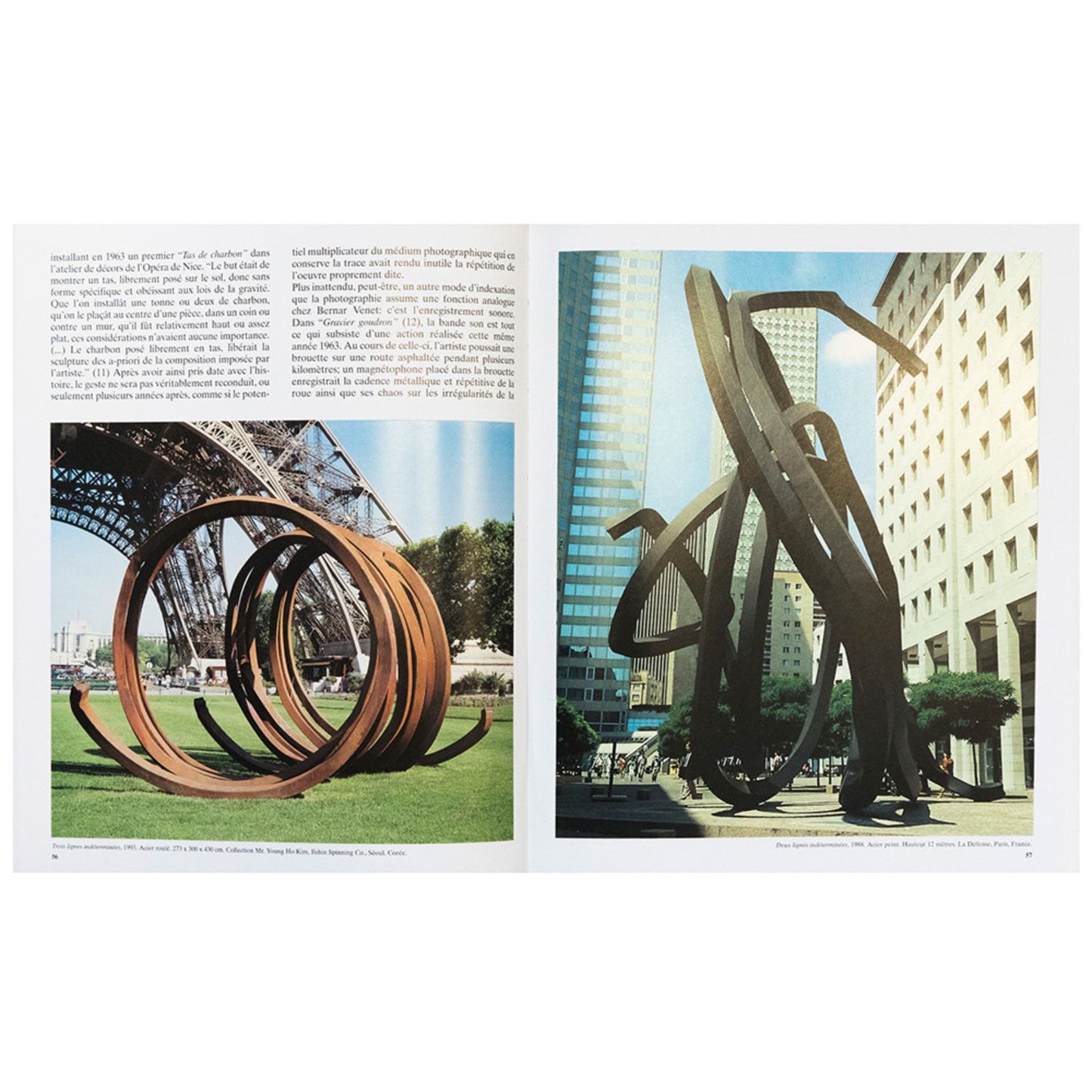 Bernar Venet – Sculptures et Reliefs