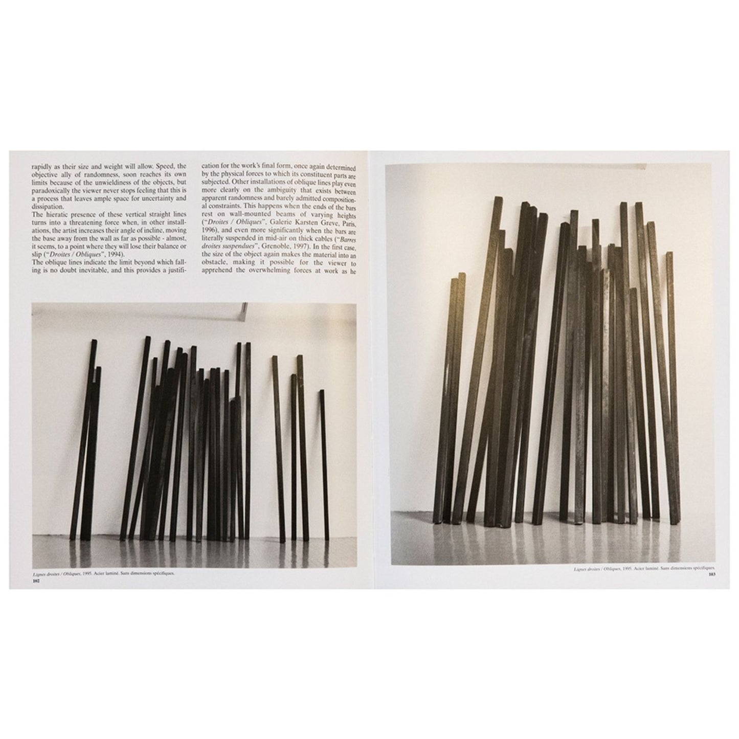 Bernar Venet – Sculptures et Reliefs