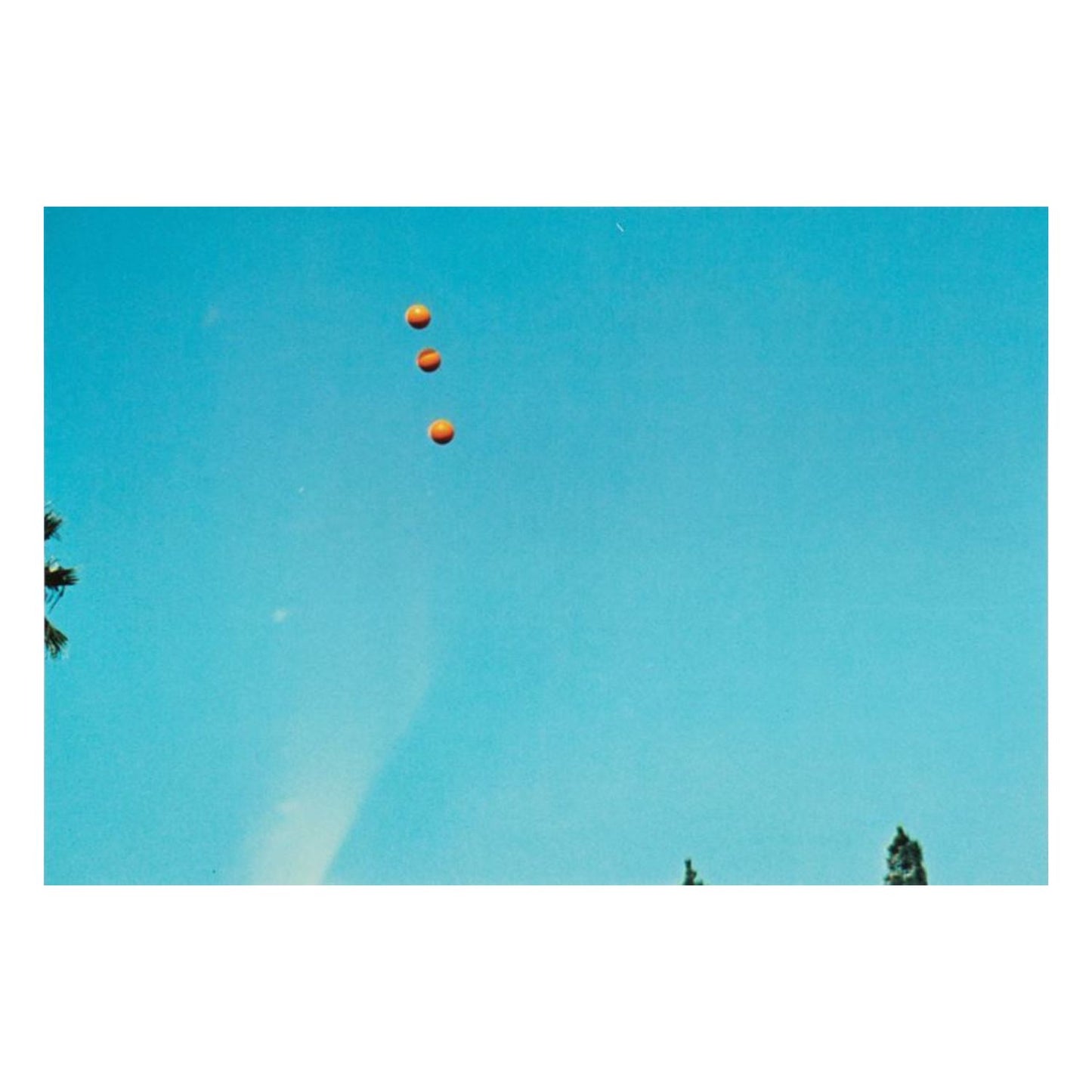 Johon Baldessari - "Throwing three balls in the air to get a straight line"