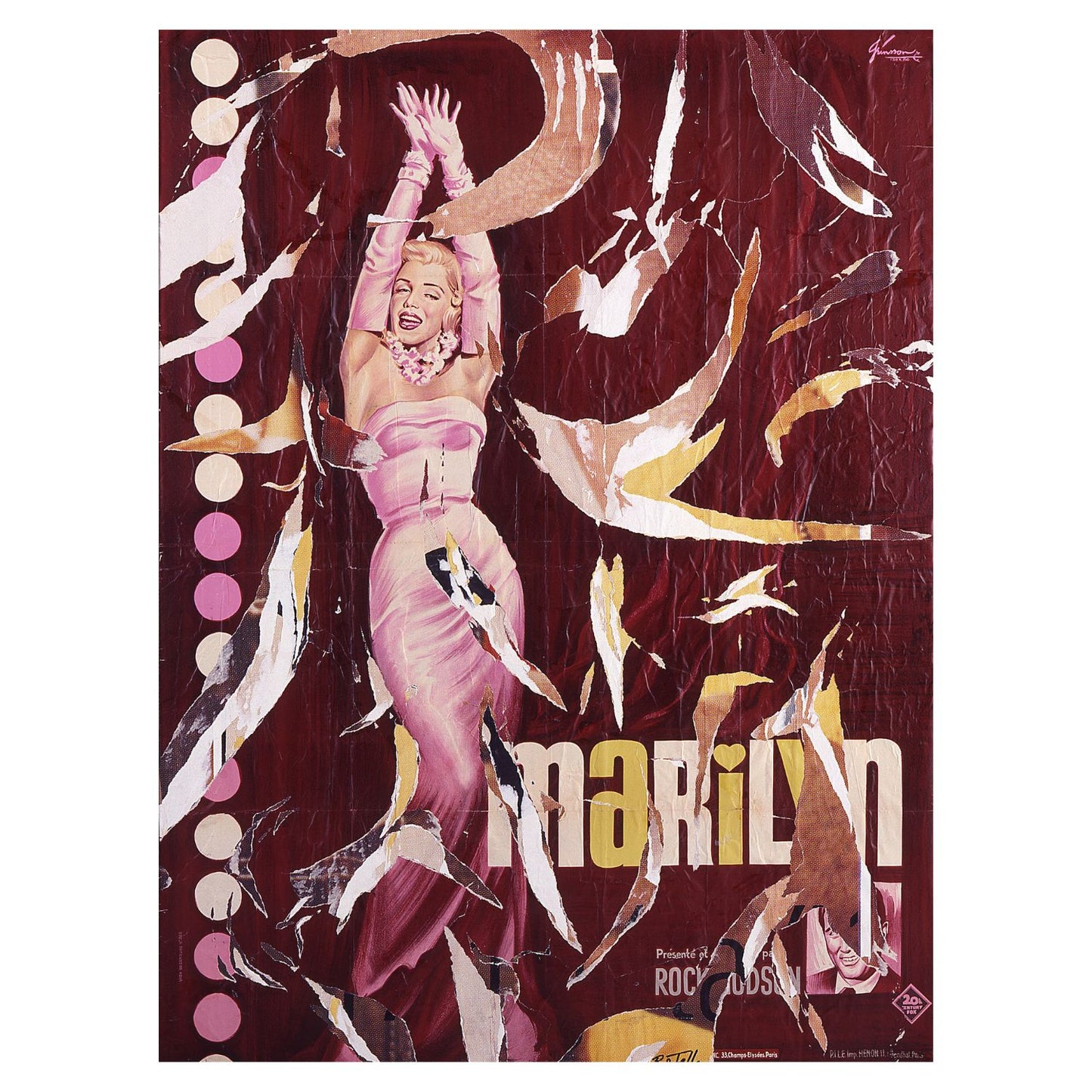 Mimmo Rotella - Marilyn Monroe
